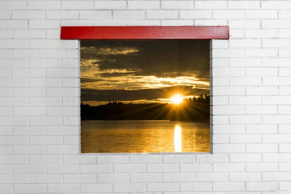 Solnedgången Himmel Bakgrund Dramatisk Guld Solnedgång Himlen Med Kväll Himlen — Stockfoto