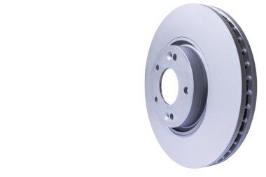 Beyaz arka plan üzerinde izole disk fren. Otomobil parçaları. Fren disk rotor üzerinde beyaz izole. Disk fren. Araba parçası. Araba Detaylandırma