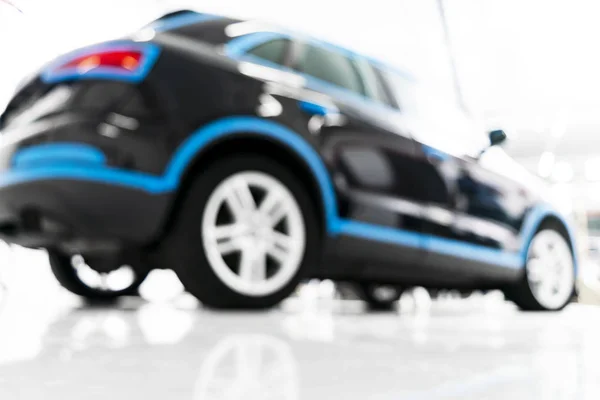 Размытое Абстрактное Изображение Человека Рабочего Машиной Автомастерской Автосервис Blur Автомобиль Стоковая Картинка