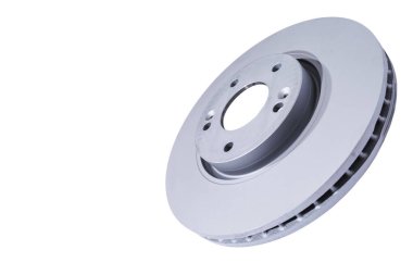Beyaz arka plan üzerinde izole disk fren. Otomobil parçaları. Fren disk rotor üzerinde beyaz izole. Disk fren. Araba parçası. Araba ayrıntılı. Yedek parçalar