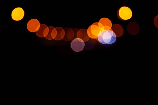 Bokeh Con Varios Colores Luces Festivas Fondo Bokeh Luces Bokeh — Foto de Stock