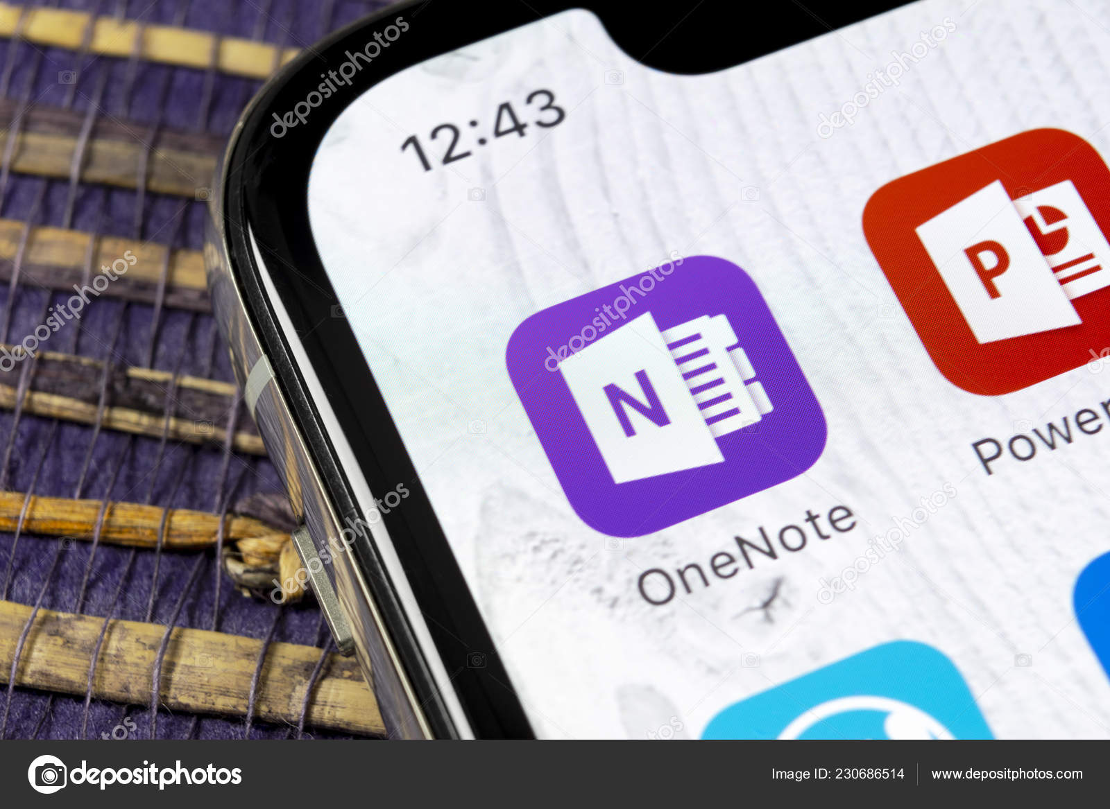 Sankt Petersburg Diciembre 2018 Icono Aplicación Oficina Microsoft ...