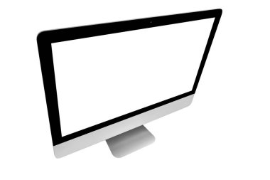 Dizüstü bilgisayar Pc boş ekran ile izole üzerinde beyaz arka plan dalga geçiyorsunuz. Laptop izole perde. PC bilgisayar beyaz perde kopya alanı ile. Metin için boş yer. İzole beyaz ekran