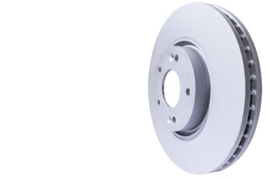 Beyaz arka plan üzerinde izole disk fren. Otomobil parçaları. Fren disk rotor üzerinde beyaz izole. Disk fren. Araba parçası. Araba ayrıntılı. Yedek parçalar