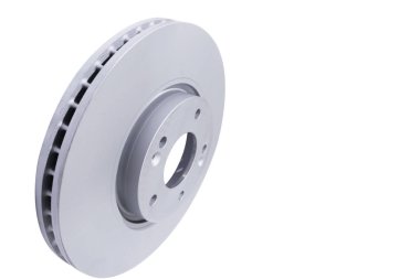 Araba fren disk üzerinde beyaz arka plan izole. Otomobil parçaları. Fren disk rotor üzerinde beyaz izole. Disk fren. Araba parçası. Araba ayrıntılı. Yedek parçalar