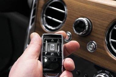 Monte-Carlo, Monaco, 24 Şubat 2019: Yeni Rolls Royce itlaf