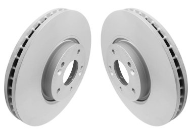 Araba Fren diski beyaz arka plan üzerinde izole. Oto parçaları. Fren diski rotor beyaz izole. Fren diski. Araba kısmı. Araba detaylandırması. Yedek parça. Siyah beyaz