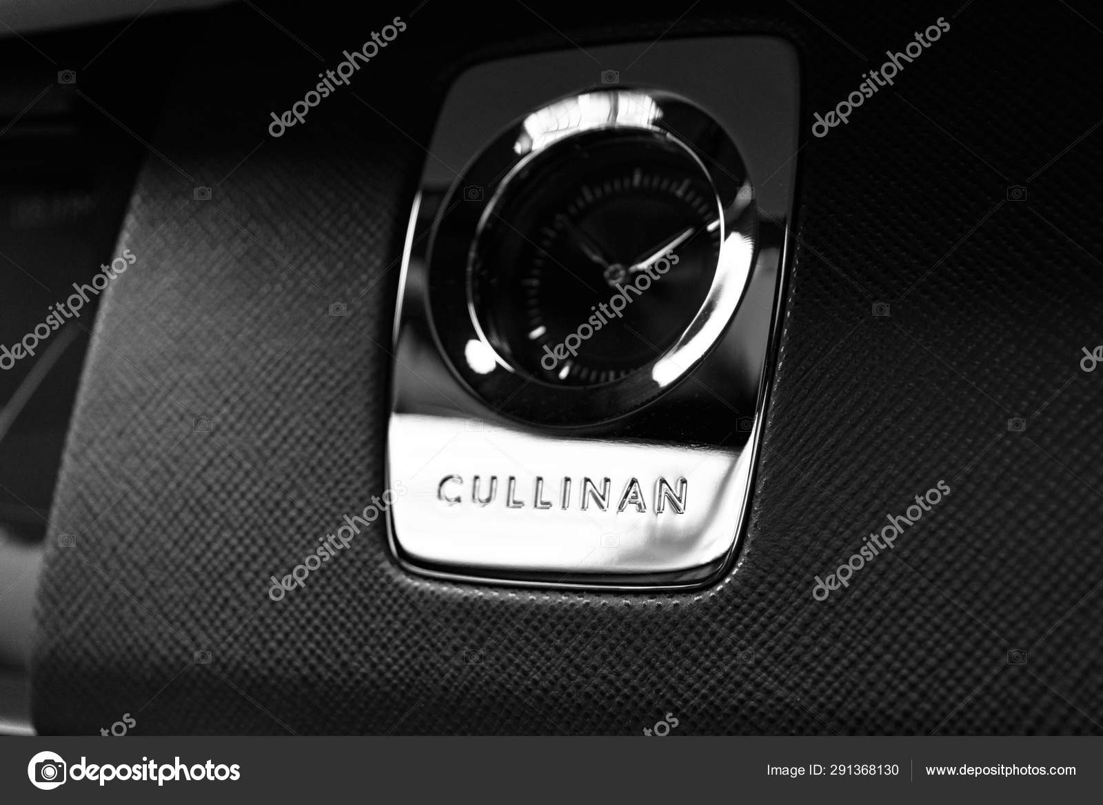 The New Rolls Royce Cullinan Logo In Black And White