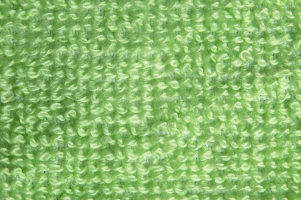 Macro Shot Tessuto Cotone Verde Texture Tessitura Tela Naturale Lino — Foto Stock