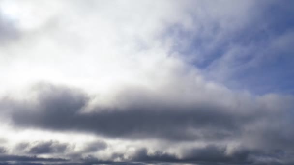 Time Lapse Vista Aerea Esecuzione Nuvole Nel Cielo Movimento Vista — Video Stock