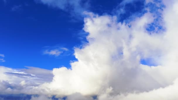 Χρονικό Σφάλμα Εναέρια Άποψη Τρέχει Σύννεφα Στον Ουρανό Κίνηση Αεροφωτογραφία — Αρχείο Βίντεο