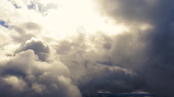 Time Lapse Τρέχει Ουρανό Καταιγίδα Σύννεφα Φόντο Timelapse Θυελλώδη Σύννεφα — Αρχείο Βίντεο