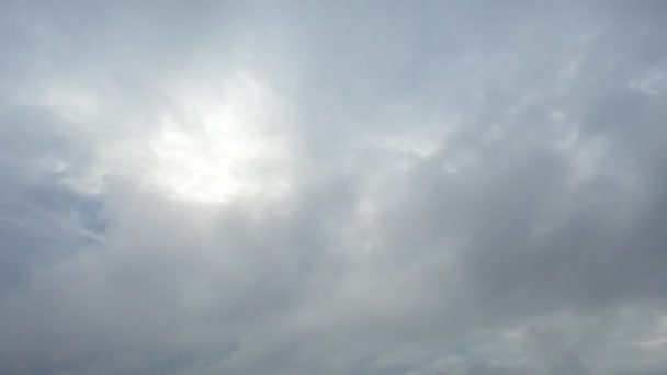Time Lapse Corriendo Cielo Tormenta Con Fondo Nubes Timelapse Nubes — Vídeos de Stock