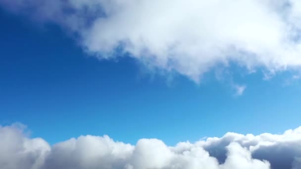 Time Lapse Bel Cielo Blu Con Sfondo Nuvole Timelapse Nuvole — Video Stock