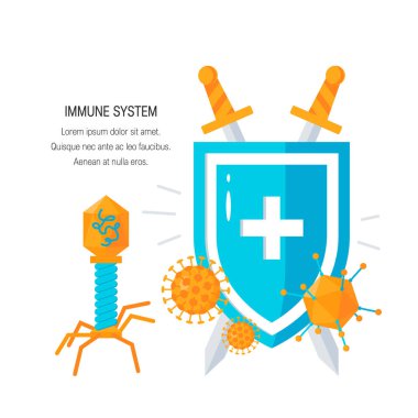 Immune system vector concept clipart