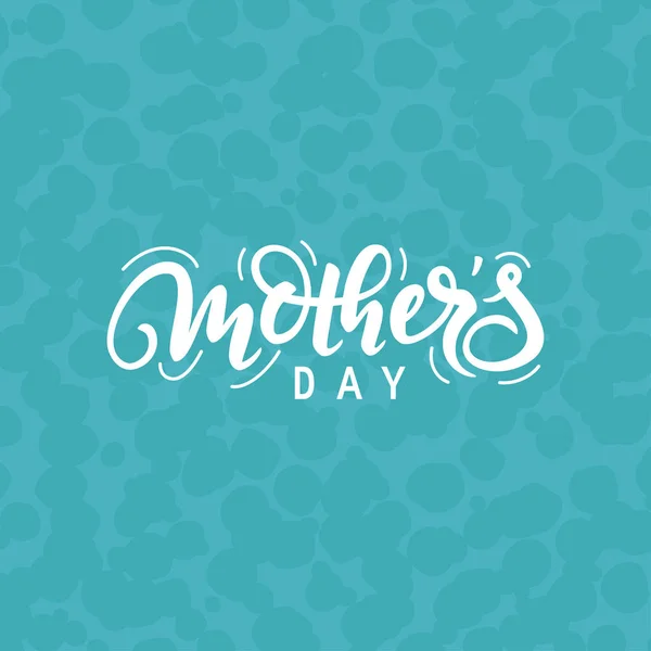 Letras do dia das mães escritas por caneta escova —  Vetores de Stock