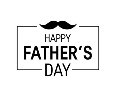 Mutlu babalar günü kavramı, düz tarzda vektör