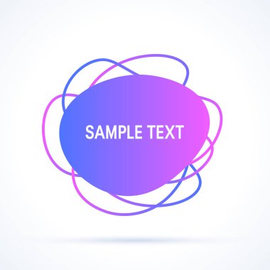 Düz tarzda sıvı sıvı soyut tasarım