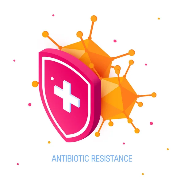 Immunrendszer-vektor koncepció izometrikus nézetben — Stock Vector