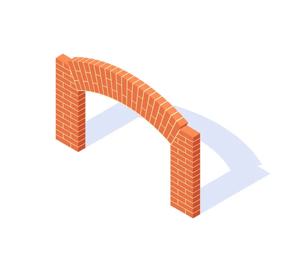 Icône vectorielle en brique dans un style plat simple — Image vectorielle