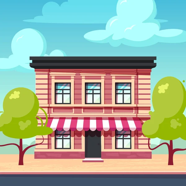 Avrupa 'daki evin şirin yüzü, vektör simgesi