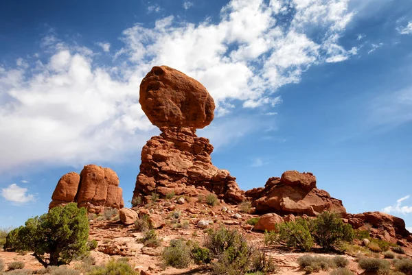 Balanced Rock Arches National Park Utah — Fotografia de Stock