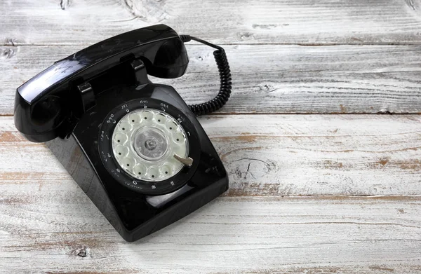 旧时尚旋转拨号电话古董技术概念在 — 图库照片