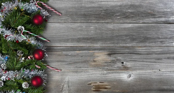 Merry Christmas Happy New Year Holiday Concept Silver Tinsel Other — Stock Photo, Image