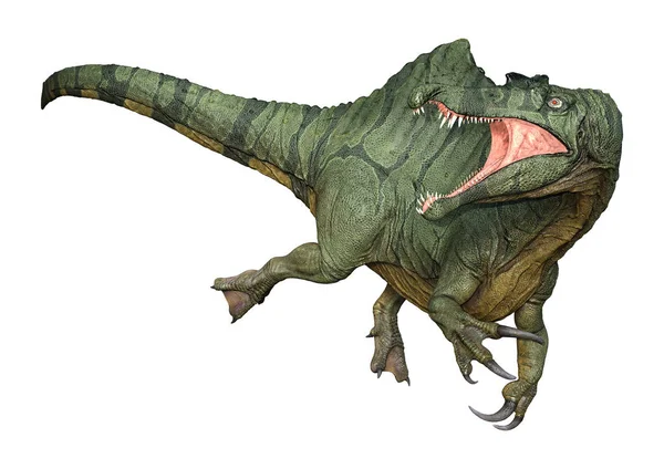 Spinosaurus Beyaz Arka Plan Üzerinde Izole Bir Dinozor Render — Stok fotoğraf