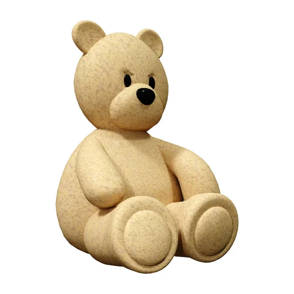 3D-rendering Bear på vit — Stockfoto