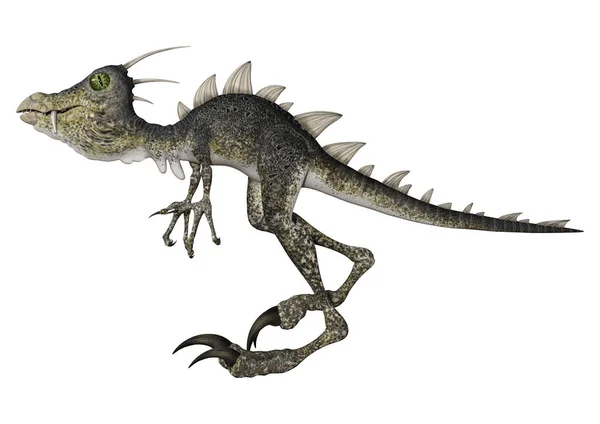 3D Rendering Fantasie Dinosaurier auf weiß — Stockfoto