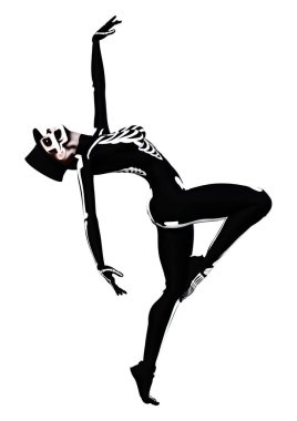 3D render Cadılar Bayramı partisi