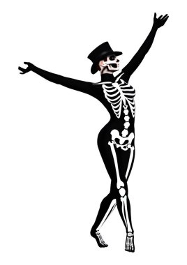 3D render Cadılar Bayramı partisi