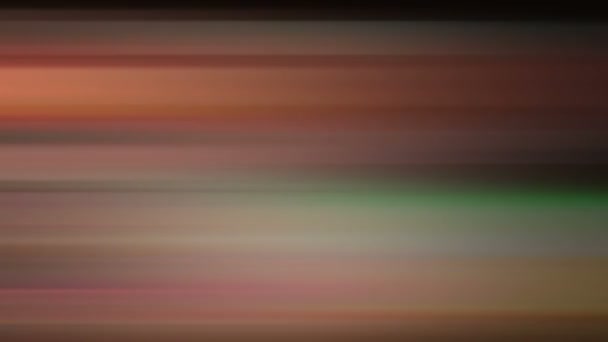 Kleurrijke gradiënt wijzigingen, abstract, gestileerd verplaatst lijnen, gestileerde strepen. Snelle overgang — Stockvideo