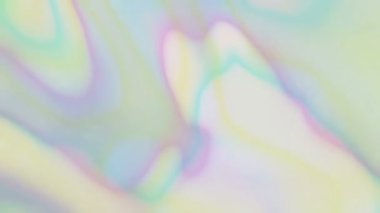 Holografik soyut canlı duvar kağıdı. Gökkuşağı renginde hareketli arka plan