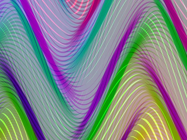 Lignes stylisées abstraites, vecteur — Image vectorielle