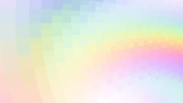 Composizione Astratta Colori Olografici Con Quadrati Illusione Ottica Dell Effetto — Vettoriale Stock