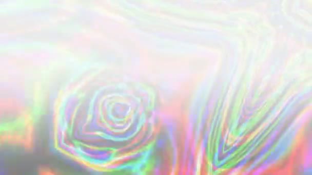 Ornement géométrique, papier peint en direct, lignes irisées kaléidoscopiques, faisceaux de film rapides .