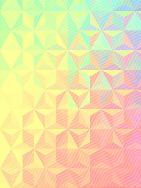 ベクトル 次元の特殊効果 の目の錯覚 多角形のタイル パターン 抽象的なベクトルの グラデーション効果のような錯覚 Eps10 低ポリ パターン — ストックベクタ