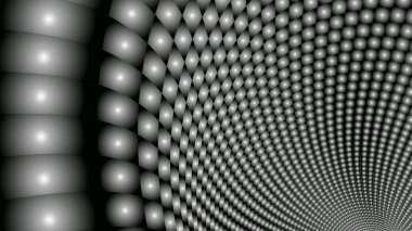 Vektör Radyal bulanıklık özel efekt. Optik illüzyon tüneli. Arka plan bakış açısı ile. Arka plan bulanık. Gradient etkisi. Soyut vektör 3d efekti. Noktalı resim efekti yanılsaması.