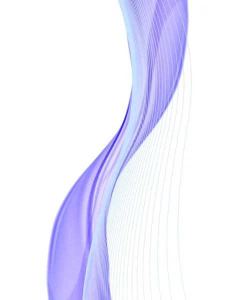矢量波浪和曲线 Eps10 具有透明度 用模糊线条抽象成分 — 图库矢量图片
