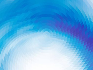 Soyut kompozisyon - su üzerinde yuvarlak. Mozaik ile vektör döşer, gradient etkisi ama vektör degrade olmadan görsel yanılsama