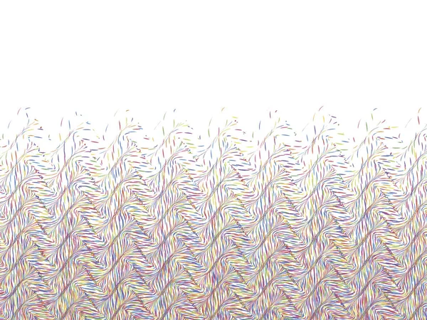 抽象的な背景 グラデーション効果の錯覚 効果を点描します リズミカルなカラフルなノイズの粒子 — ストックベクタ