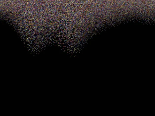 Fond Abstrait Illusion Optique Effet Gradient Effet Stimulant Particules Sonores — Image vectorielle