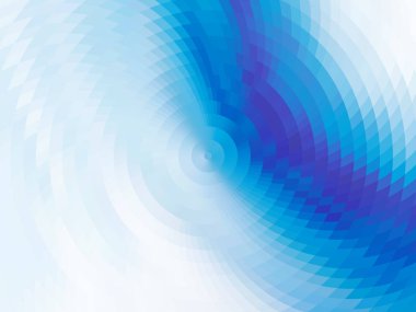 Soyut kompozisyon - su üzerinde yuvarlak. Mozaik ile vektör döşer, gradient etkisi ama vektör degrade olmadan görsel yanılsama