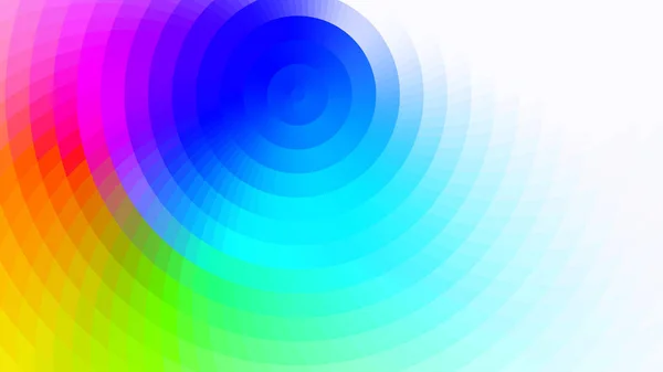 Abstrakte Komposition Heller Farben Mit Quadraten Optische Täuschung Des Unschärfeeffekts — Stockvektor