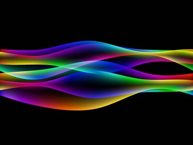 Vektör dalgalar. Eps10 şeffaf ve kafes. Eğri çizgiler ile soyut kompozisyon. Bulanık hatlarında relax Temalar arka plan. Arka plan kopya alanı ile. Metin için yer. Kenarlık çizgileri