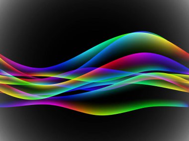 Vektör dalgalar. Eps10 şeffaf ve kafes. Eğri çizgiler ile soyut kompozisyon. Bulanık hatlarında relax Temalar arka plan. Arka plan kopya alanı ile. Metin için yer. Kenarlık çizgileri