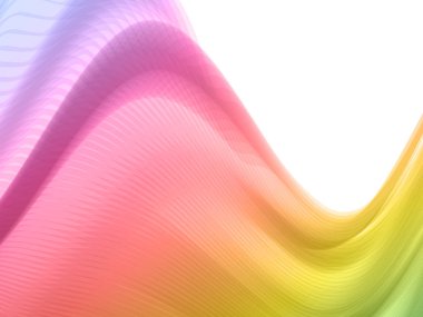  3D efekti dalgalar, şeffaflık ile Eps10 vektör