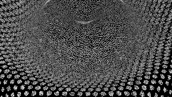 Großformat Abstrakter Hintergrund Optische Täuschung Des Farbverlaufseffekts Stipple Effekt Komposition — Stockvektor